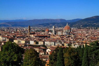 Floransa Duomo Panoramik Manzarası, Basilica di Santa Maria del Fiore, İtalya