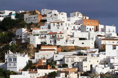 Beyaz İspanyol köyü Arcos de la Frontera, Endülüs, İspanya