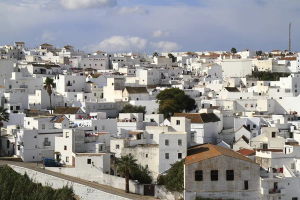 Beyaz İspanyol köyü Vejer de la Frontera, Endülüs, İspanya