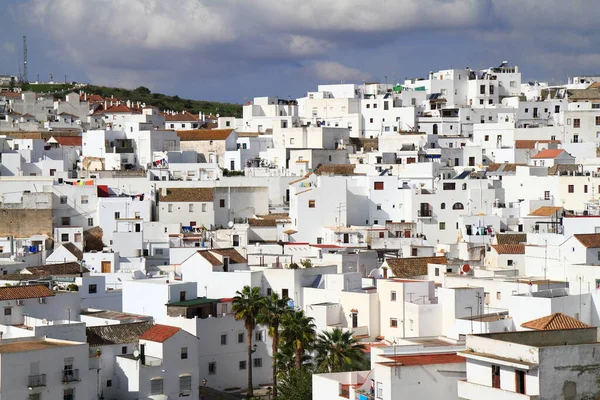 Beyaz İspanyol köyü Vejer de la Frontera, Endülüs, İspanya