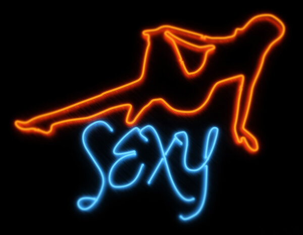 Neon Sign for Bar or Strip Club