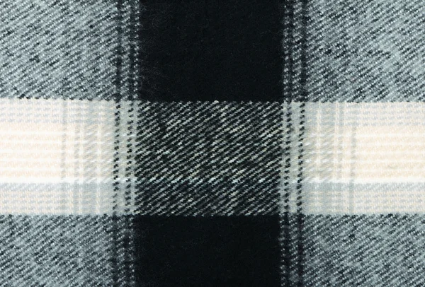Checkered wool scarf — Stock Photo, Image