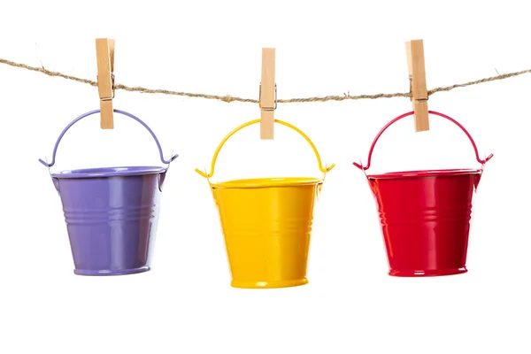 The buckets — Stock Photo, Image