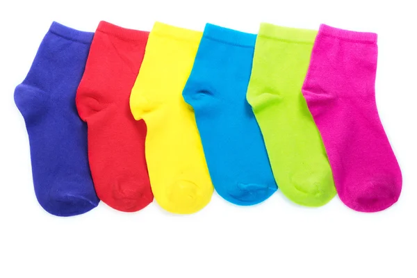 Bunte Socken — Stockfoto