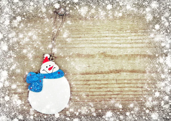 Christmas snowman — Stock Photo, Image