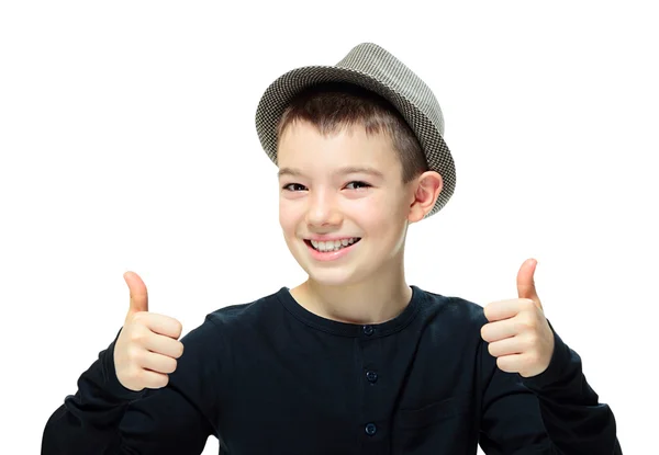 Ragazzo con un cappello — Foto Stock