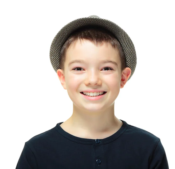 Boy with a hat — Stock Photo, Image