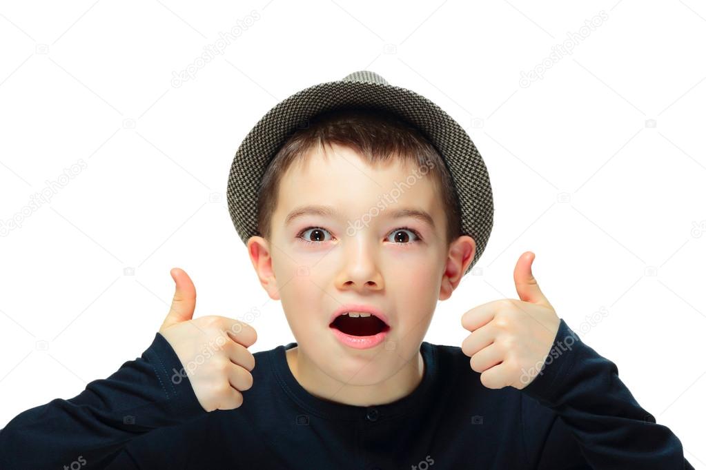 Boy with a hat