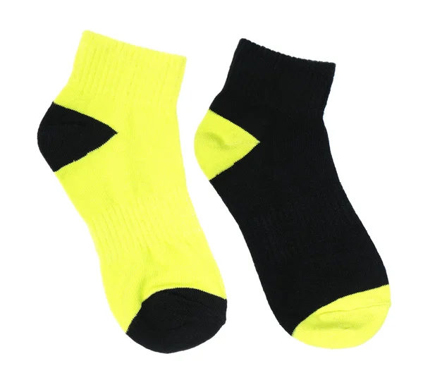 Twee-gekleurde sokken — Stockfoto