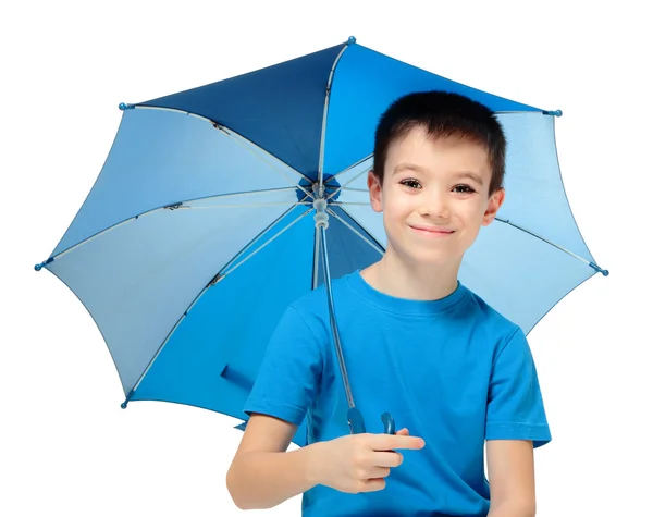 Niño con paraguas —  Fotos de Stock