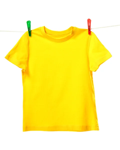 Żółta koszulka — Zdjęcie stockowe
