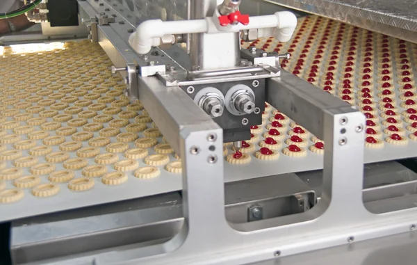 Production cookies inside of  factory — Stock Photo, Image