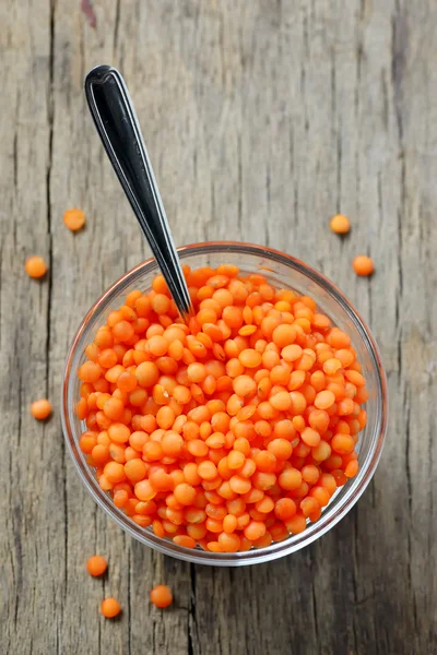 Dry Organic Red Lentil — Stock Photo, Image