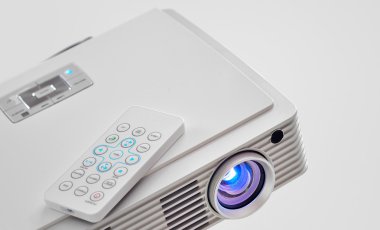 Video led projector  clipart