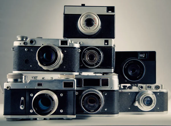 Starý fotoaparát pozadí tónování fotografií 6 — Stock fotografie