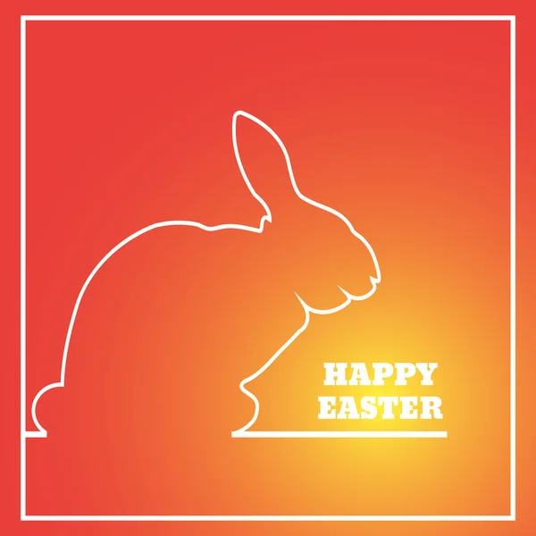 Conejo de Pascua vector de fondo abstracto eps 10 ilustración — Vector de stock