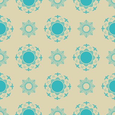 Vektör öğeleri rengi Dikişsiz süs desen eps 10