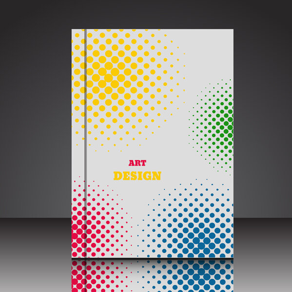 Abstract  A4  brochure background eps10 vector illustration 4