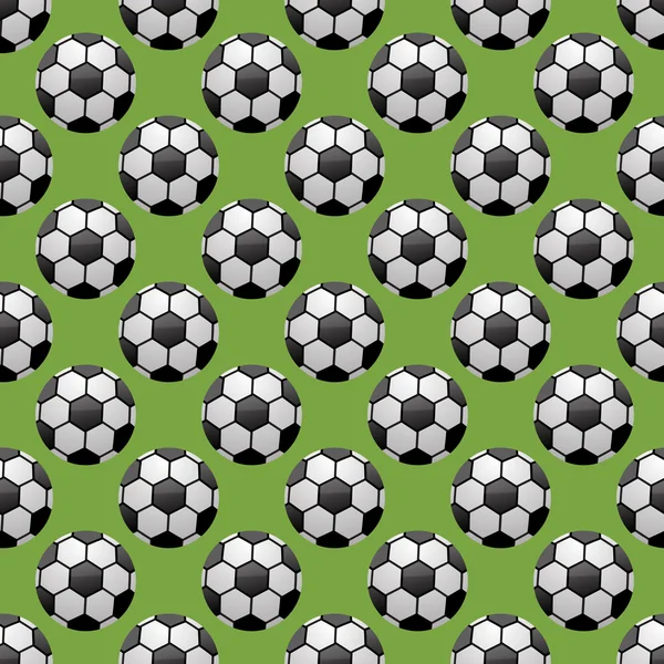 Fútbol patrón verde eps 10 vector ilustración — Vector de stock