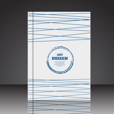 Soyut kompozisyon broşürü arka plan A4 eps10 vektör illustr