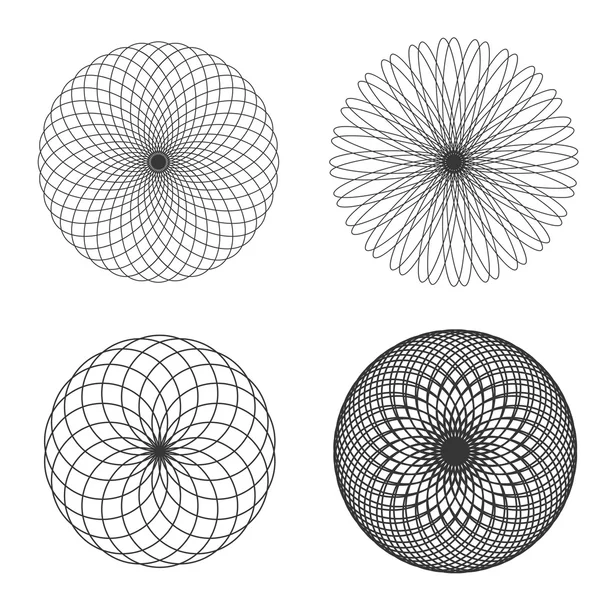 Blume heilige Geometrie Vektor Illustration Folge 10 — Stockvektor