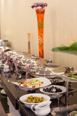 Açık büfe gıda fotoğraf kümesi