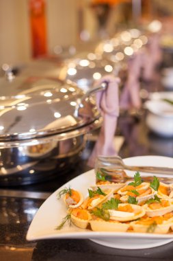 Açık büfe gıda fotoğraf kümesi