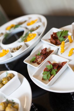 Açık büfe gıda fotoğraf kümesi