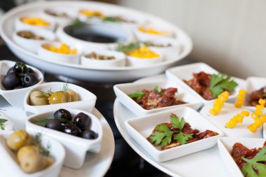 Açık büfe gıda fotoğraf kümesi