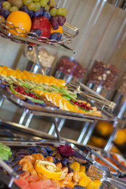 Açık büfe gıda fotoğraf kümesi