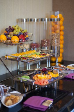 Açık büfe gıda fotoğraf kümesi