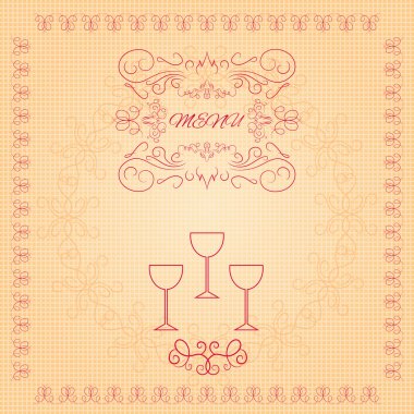 Restoran Menü tasarlamak vektör eps 10