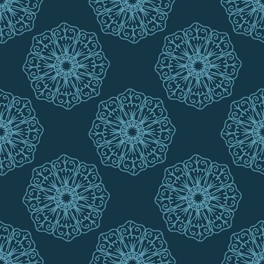 Çiçek vektör seamless modeli 10 eps vektör