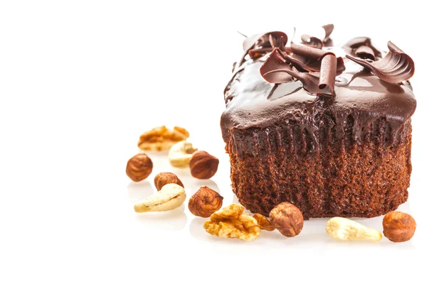 맛있는 초콜릿 케이크 — 스톡 사진