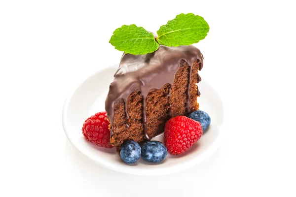 Tasty chocolate cake — Stock Photo, Image