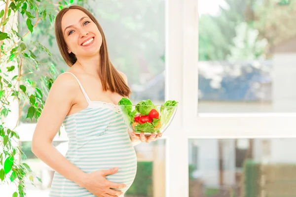 Gesunde Ernährung in der Schwangerschaft — Stockfoto