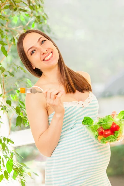 Nutrição saudável na gravidez — Fotografia de Stock