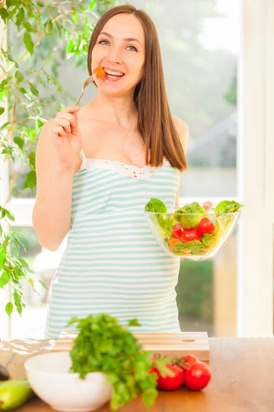 Egészséges táplálkozás a terhesség alatt — Stock Fotó