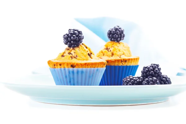 Muffins con moras —  Fotos de Stock