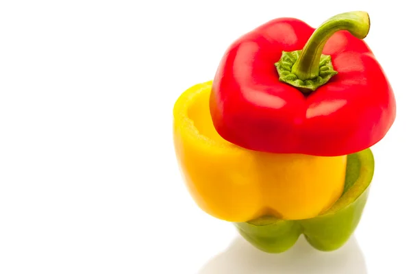 Sliced peppers close up — Stock Photo, Image