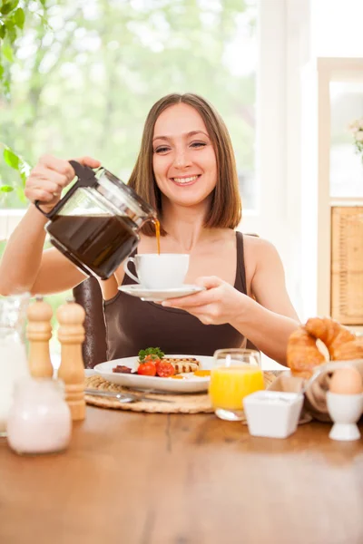 Desayuno en casa — Foto de Stock