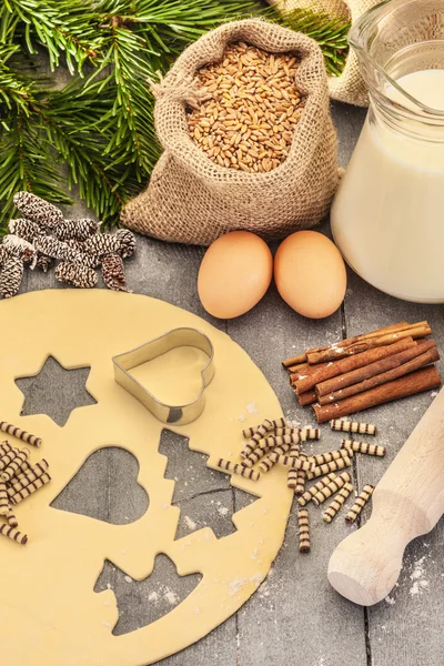 Christmas home made cookies — Stock Photo, Image