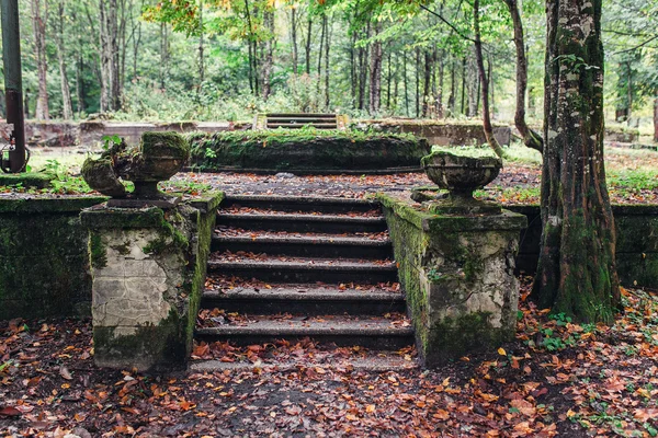 Parque de otoño en la ciudad de Pripyat — Foto de Stock