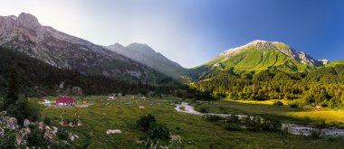 En iyi manzarasına barınak Fischt. Rusya, Caucasus