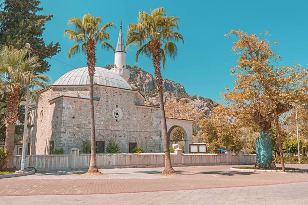 Ancient Mosque Center Dalyan Mugla District Turkey Concept Tourism Religion — Stock Photo, Image