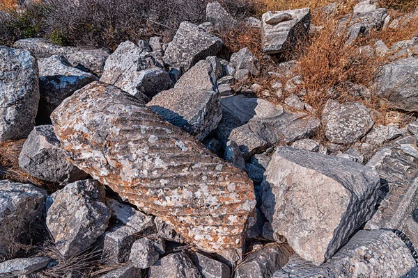 Forntida Ruiner Stad Termessos Taurusbergen Regionen Antika Pisidia Arkeologiska Fyndplatser — Stockfoto
