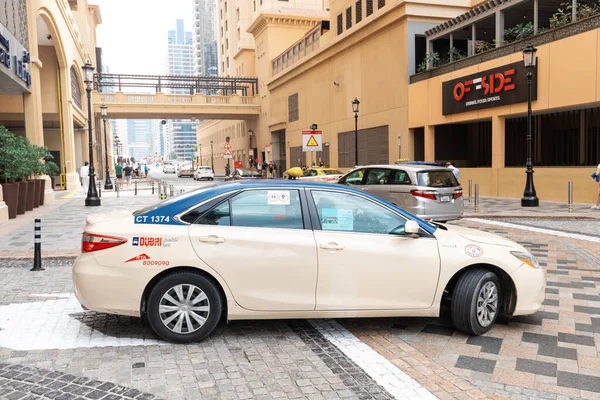 Februari 2021 Dubai Förenade Arabemiraten Den Berömda Taxiresan Dubai Beige — Stockfoto