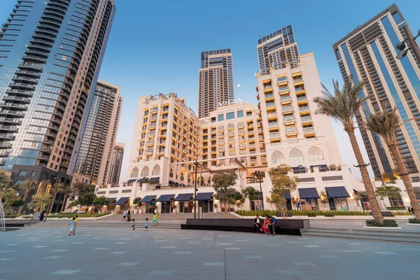 2021 Február Dubai Egyesült Arab Emírségek Vida Hotel Lakóépületek Panorámás — Stock Fotó