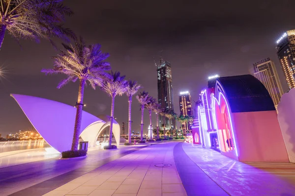 Februari 2021 Dubai Förenade Arabemiratens Båge Med Pärlor Den Nya — Stockfoto