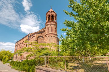Ermeni Alfabesi ve dilinin kurucusu St. Mesrop Mashtots Kilisesi. Aziz 'in mezarı katedralin içinde..